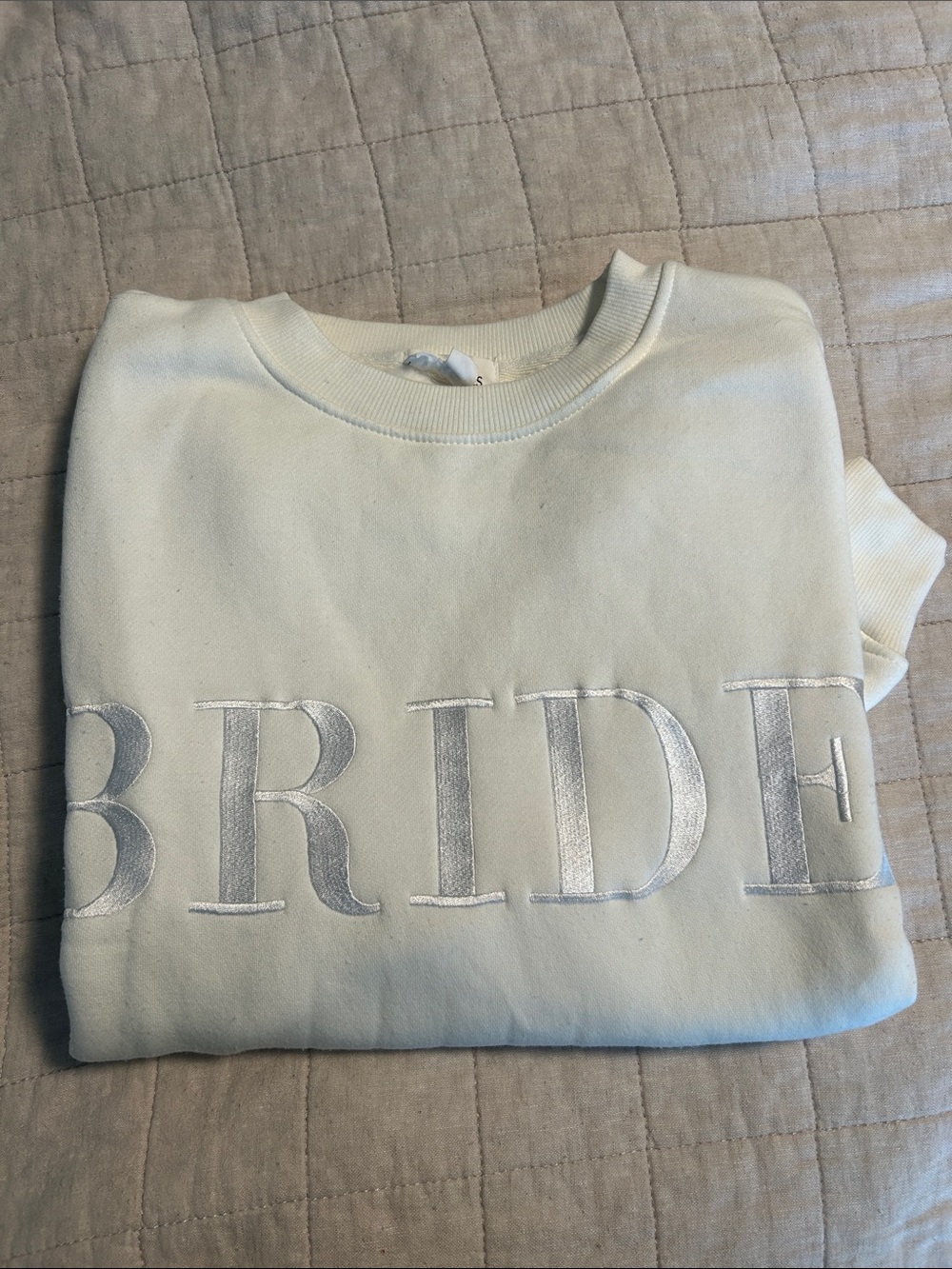 Six Stories BRIDE white sweatshirt - Size M